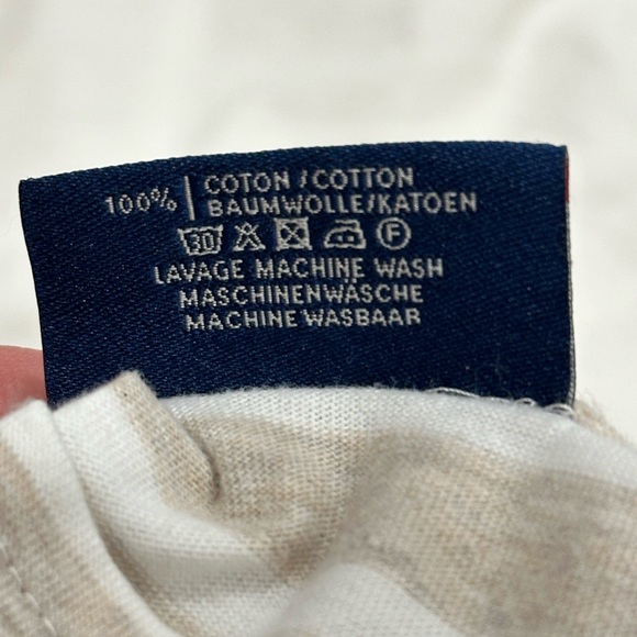 Saint James Women’s GALATHEE II ¾ Sleeve Breton Stripe Cotton White Oatmeal Sz 8 - Picture 14 of 14